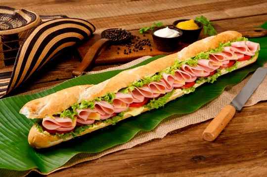 Imagenes de sandwich - sandwich con salchichón - recetas salchichón cervecero