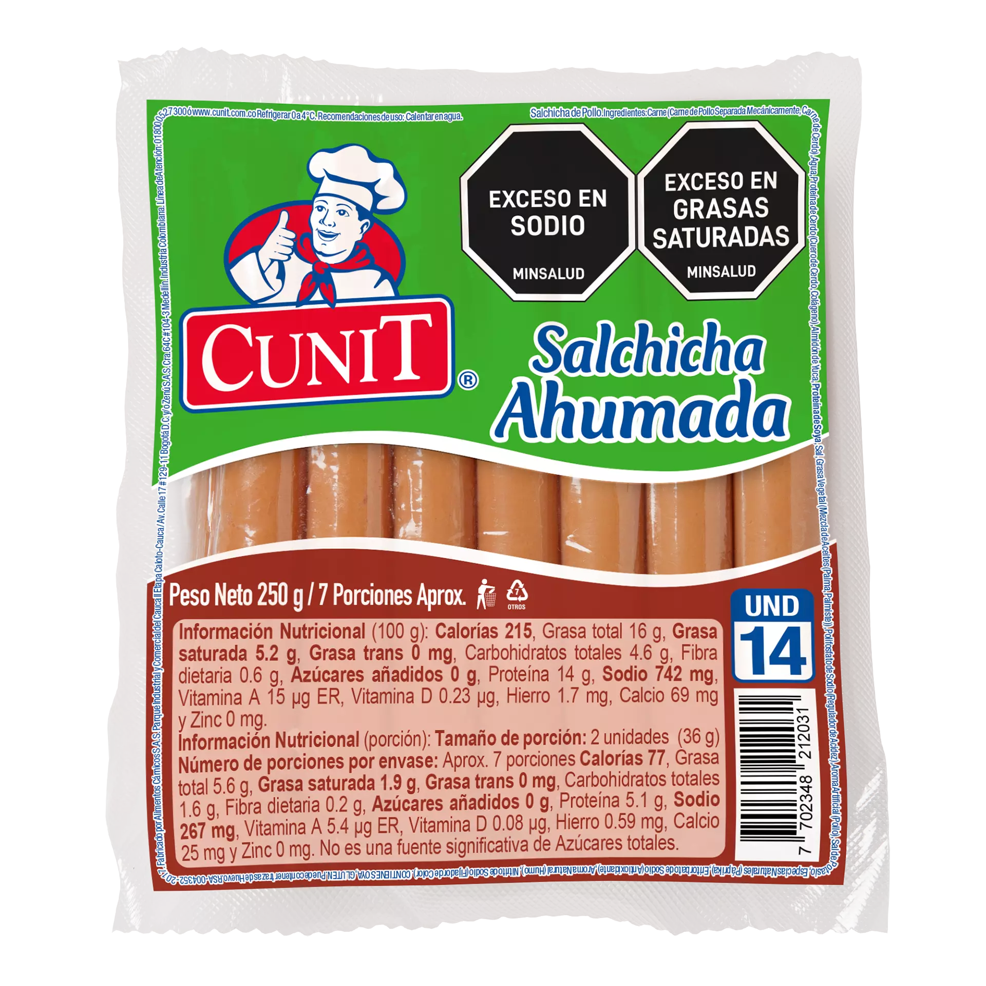 Salchicha - Salchicha ahumada - salchicha Cunit - Cunit - como cocinar salchichas ahumadas