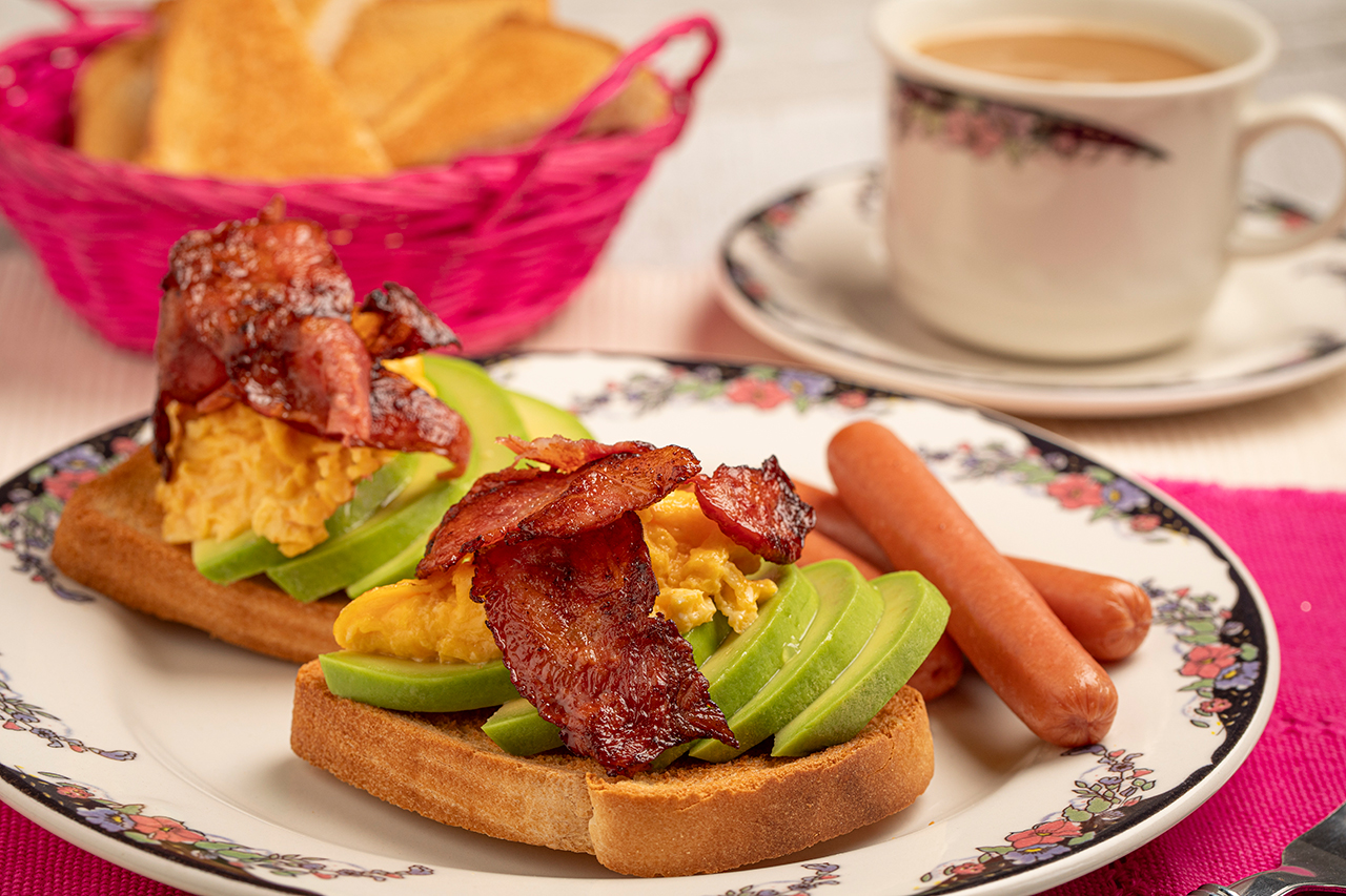 Tostadas con aguacate