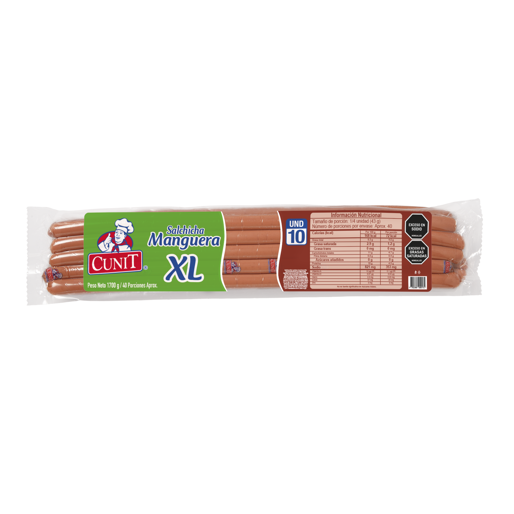 salchicha manguera xl
